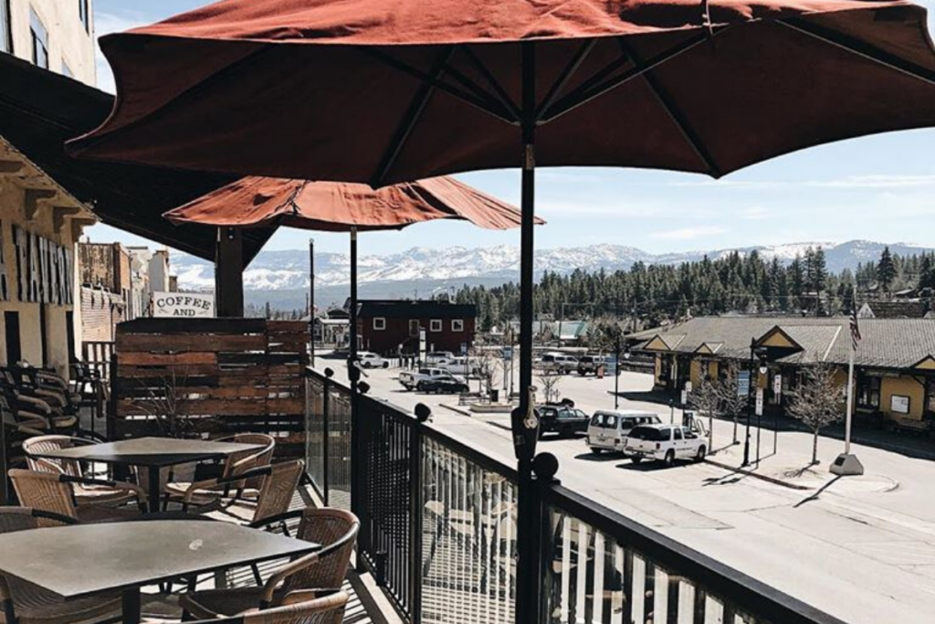 Eat on the deck of Truckee Tavern and Grill