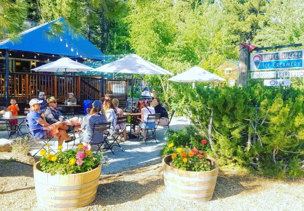 Little Truckee Ice Creamery Outdoor Dining Truckee