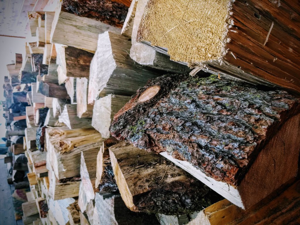 Truckee wood pile