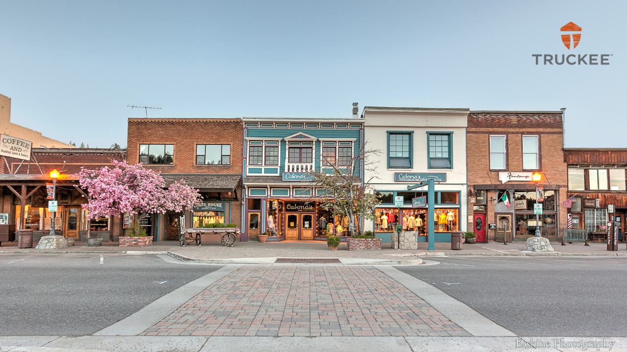 Historic Downtown Truckee in Spring