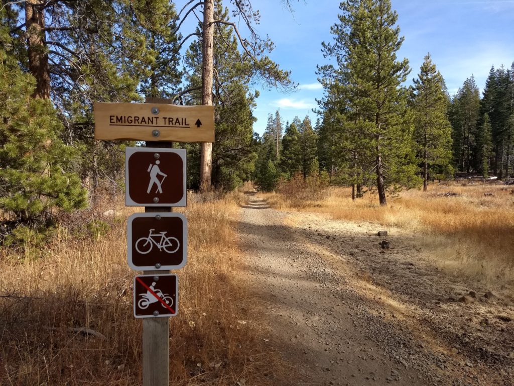 Emigrant Trail Truckee hiking