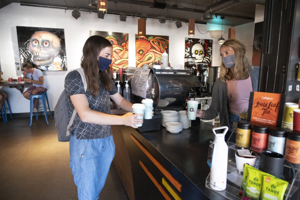 Coffeebar Truckee face coverings