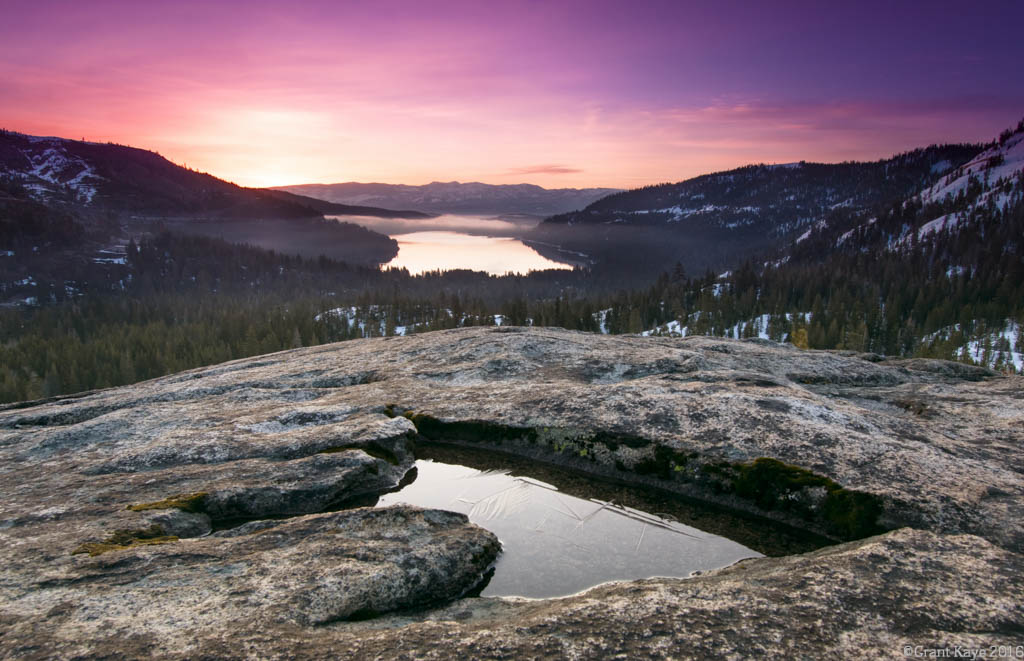 Catch Truckee's sunrise at dawn from Donner Summit