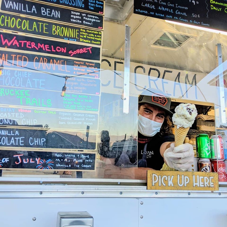 Enjoy Truckee ice cream at the Little Truckee Ice Creamery in Truckee, CA.