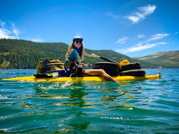 Clean Up the Lake working on Donner Lake