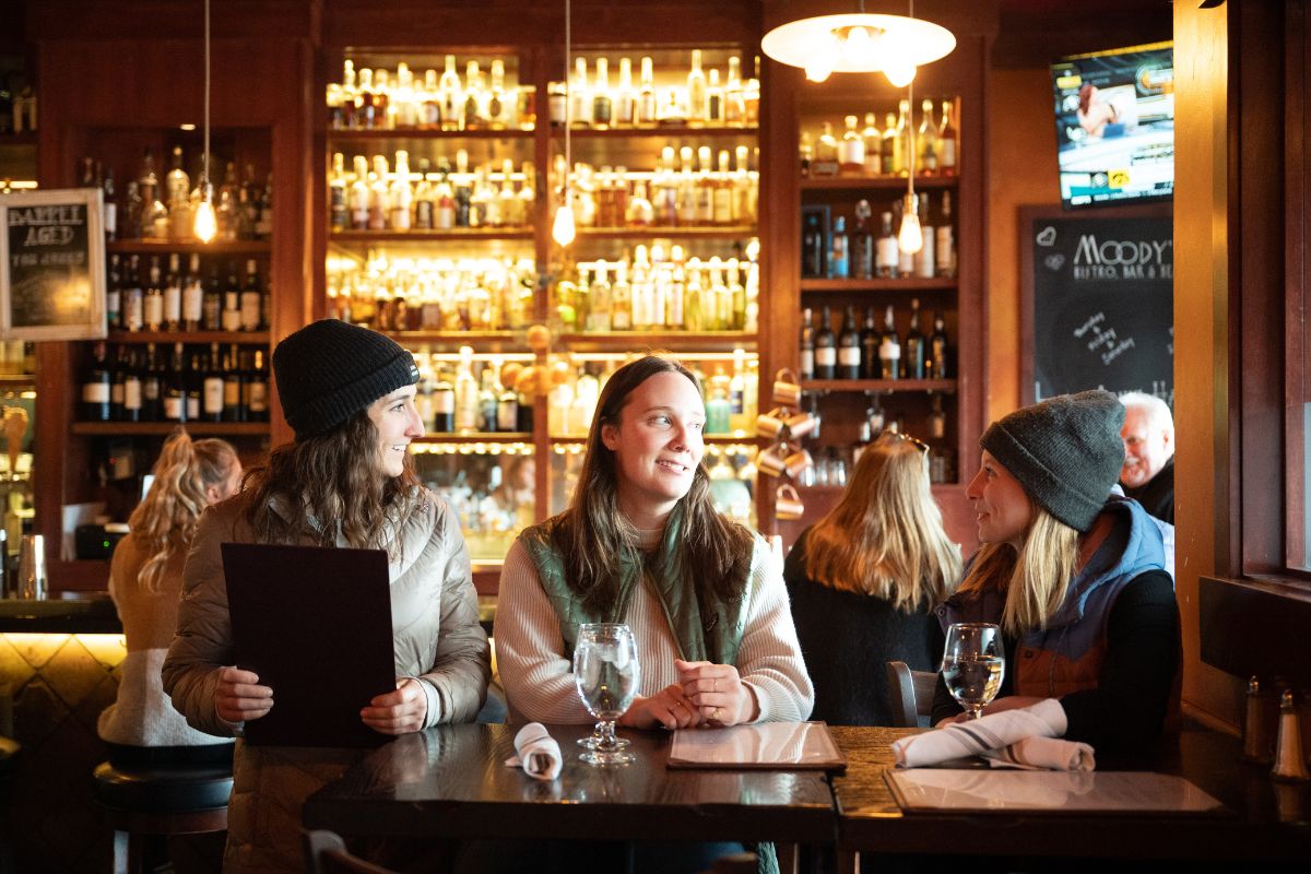 Dining at Moody's Bistro, Bar and Beats in Historic Downtown Truckee