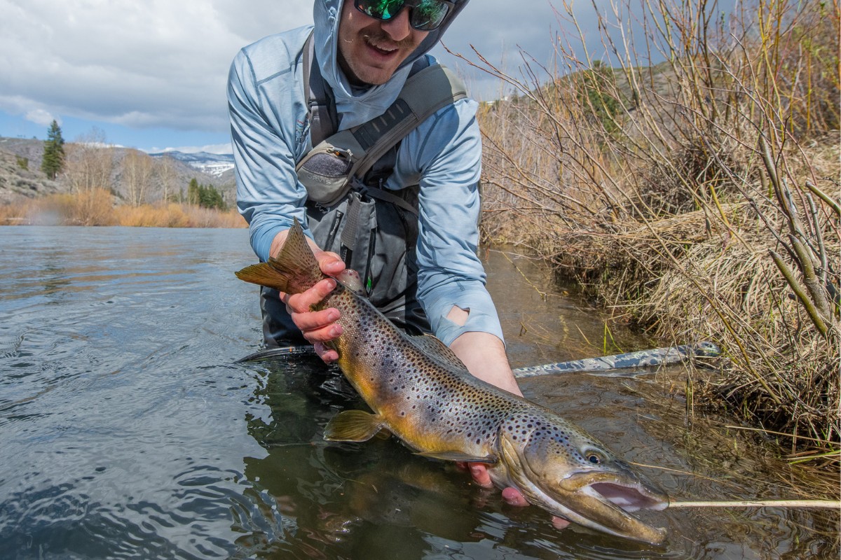 Fly fishing in Truckee with Trout Creek Outfitters.