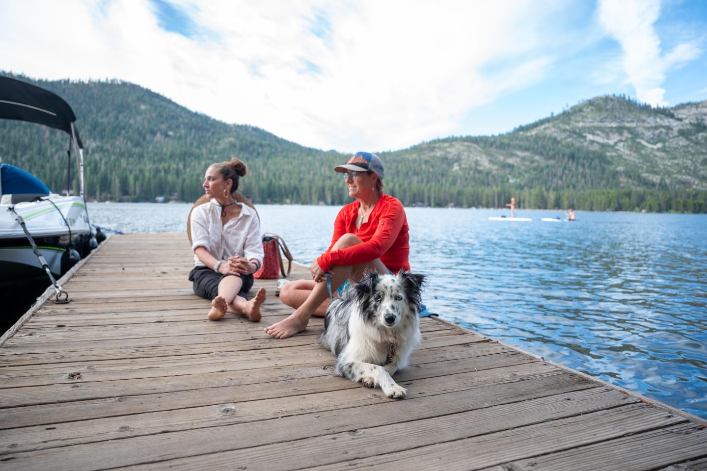 Donner Lake Public Dock Picnic