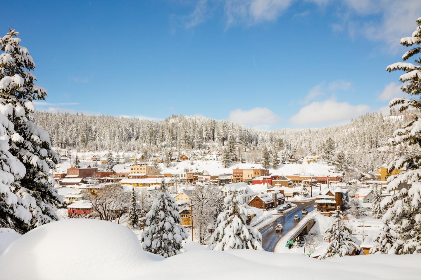 Downtown Truckee Winter