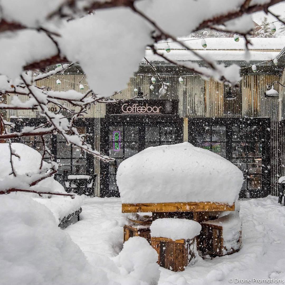 Snowy coffeebar