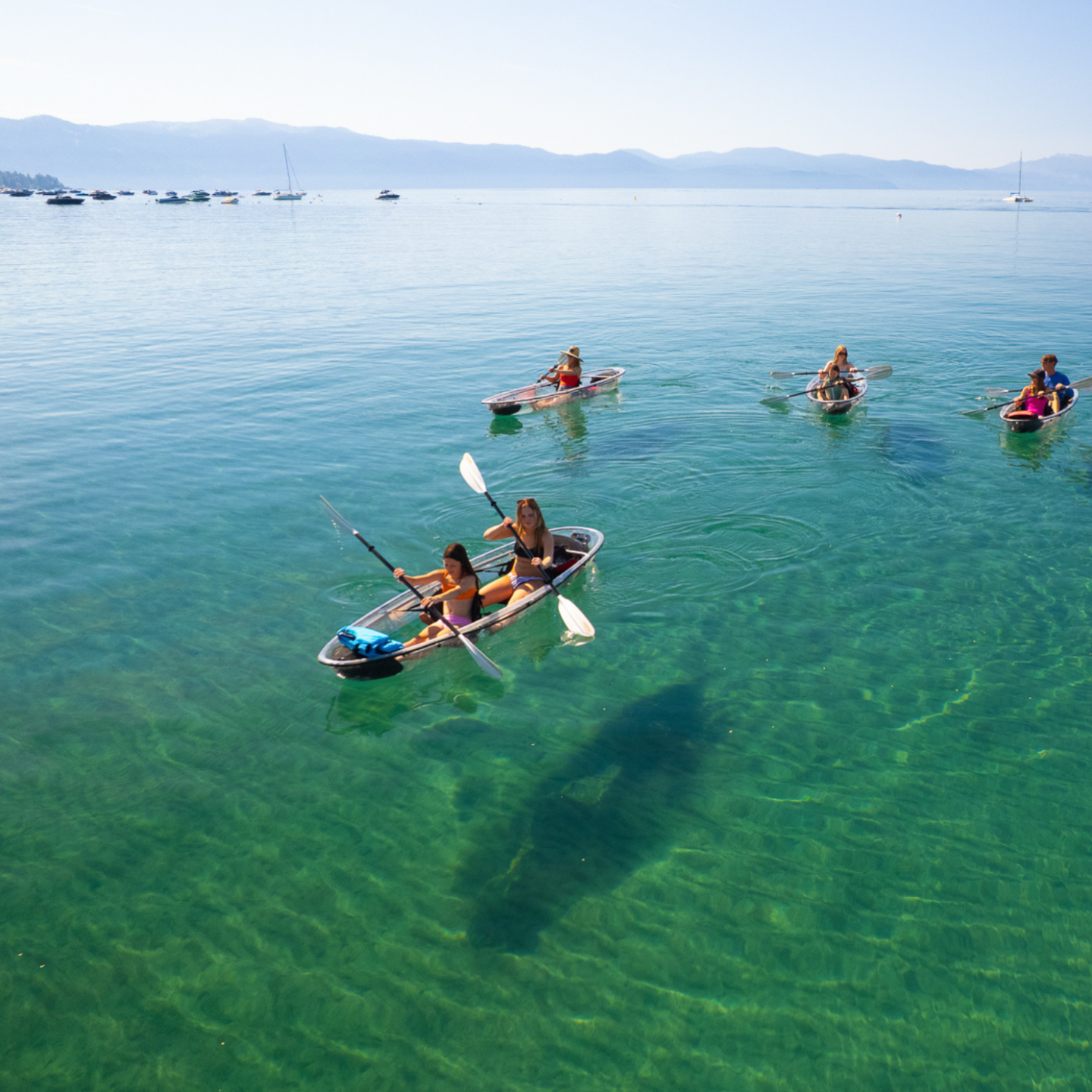 Kayaking on Lake Tahoe with Tahoe Adventure Company